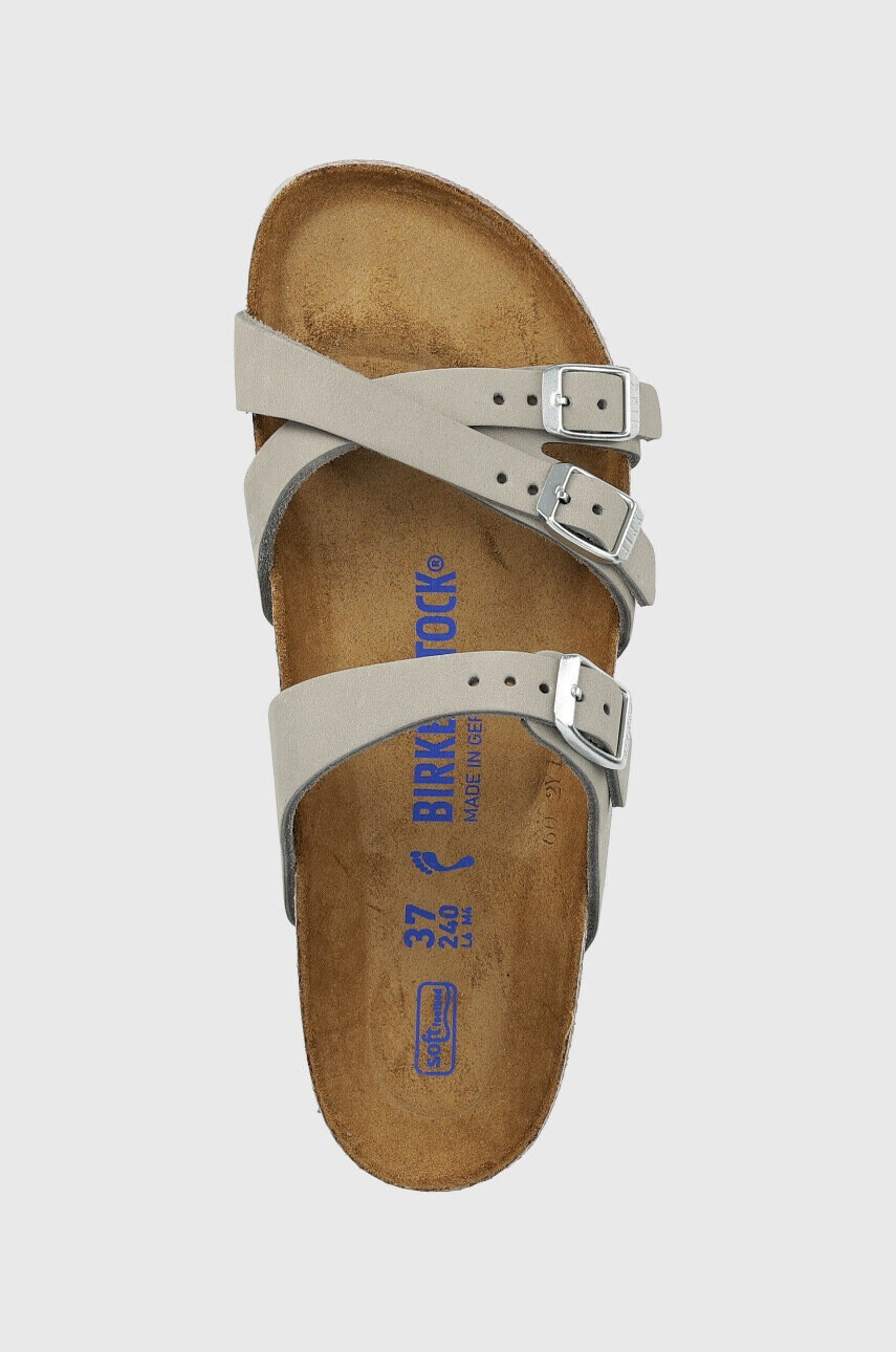 Birkenstock Велурени чехли Franca SFB - Pepit.bg