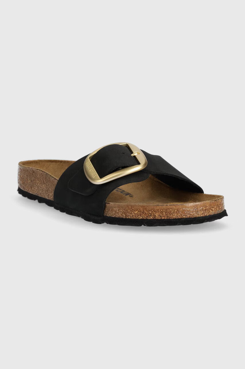 Birkenstock Велурени чехли MADRID BIG BUCKLE - Pepit.bg