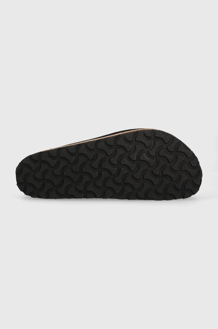Birkenstock Велурени чехли NAPLES в черно 1024880 - Pepit.bg