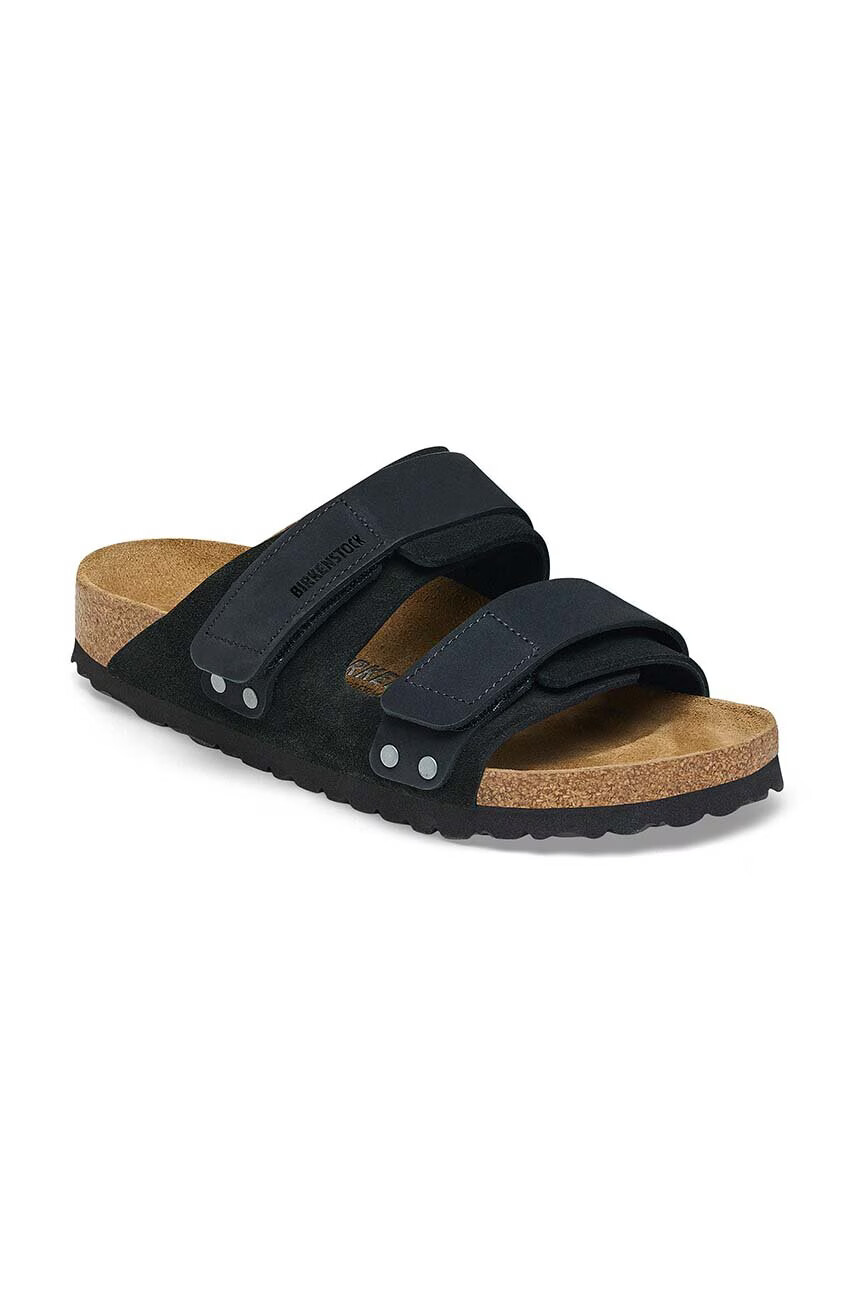 Birkenstock Велурени чехли Uji в черно 1024810 - Pepit.bg