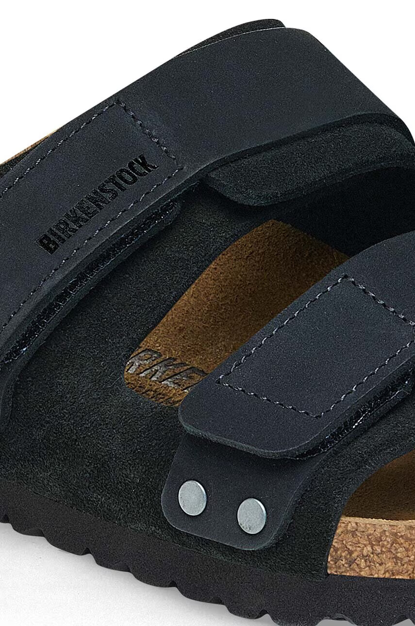 Birkenstock Велурени чехли Uji в черно 1024810 - Pepit.bg