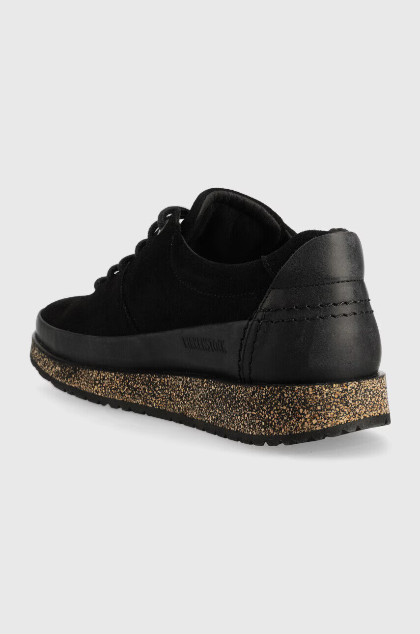 Birkenstock Велурени маратонки Honnef Low в черно - Pepit.bg