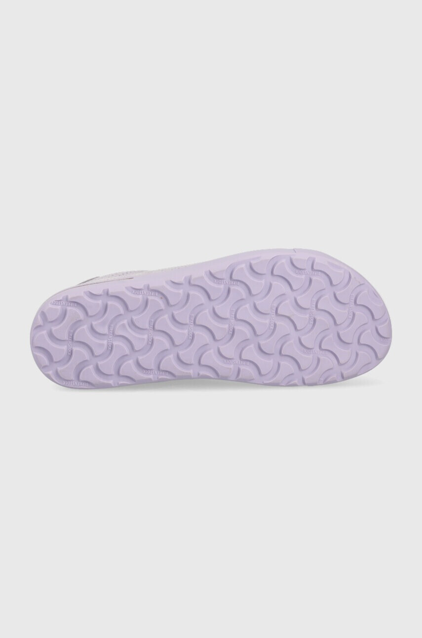 Birkenstock Велурени маратонки Bend Low в лилаво 1024680 - Pepit.bg