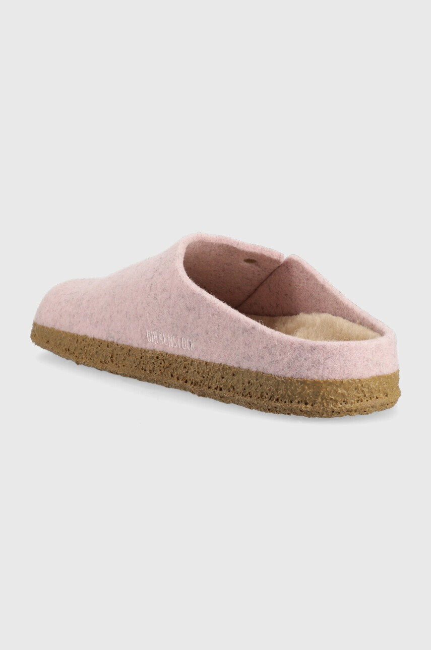 Birkenstock Вълнени пантофи Zermatt Rivet в розово - Pepit.bg