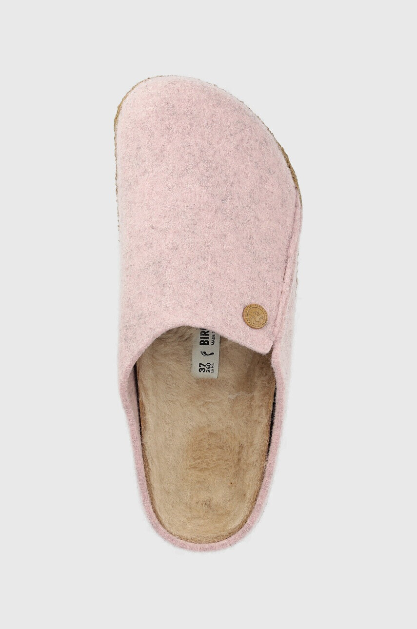 Birkenstock Вълнени пантофи Zermatt Rivet в розово - Pepit.bg