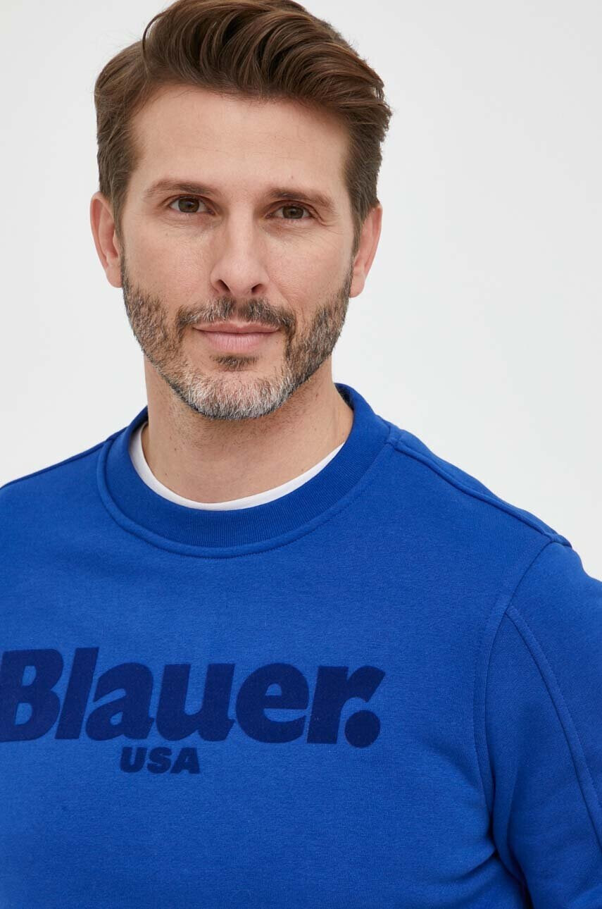 Blauer Суичър в синьо с принт - Pepit.bg