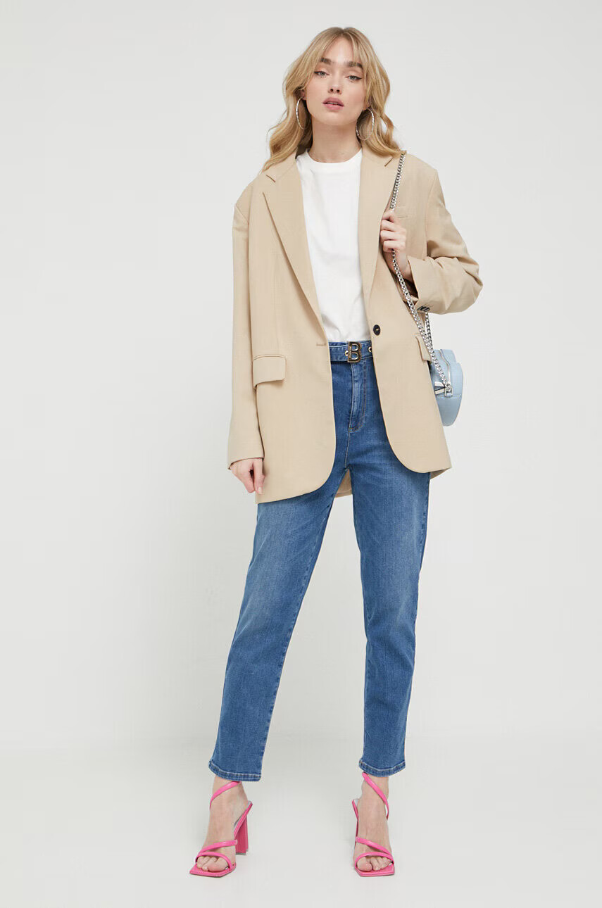 Blugirl Blumarine Дънки в с висока талия - Pepit.bg