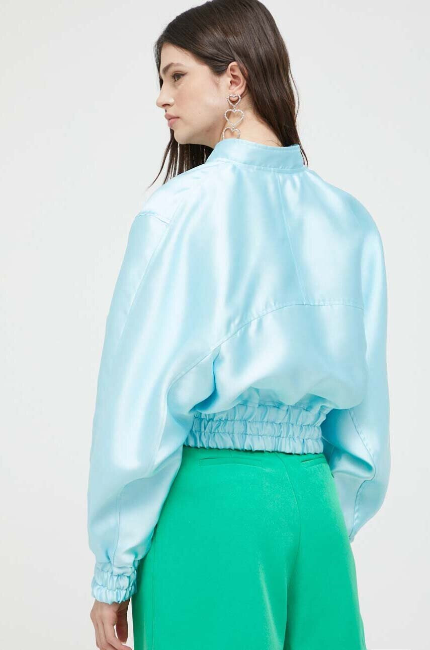 Blugirl Blumarine Яке бомбър в синьо с преходна изолация - Pepit.bg
