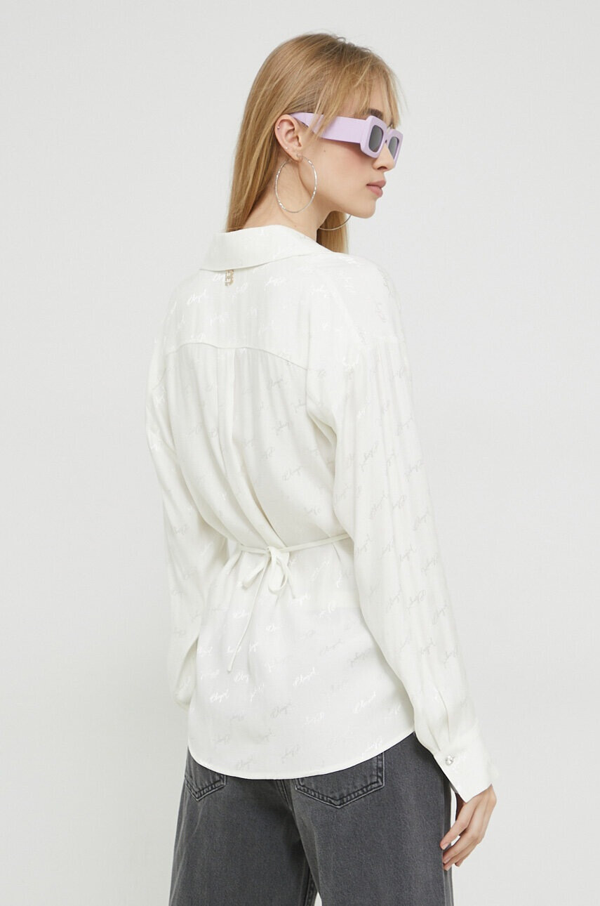Blugirl Blumarine Риза дамска в бежово - Pepit.bg