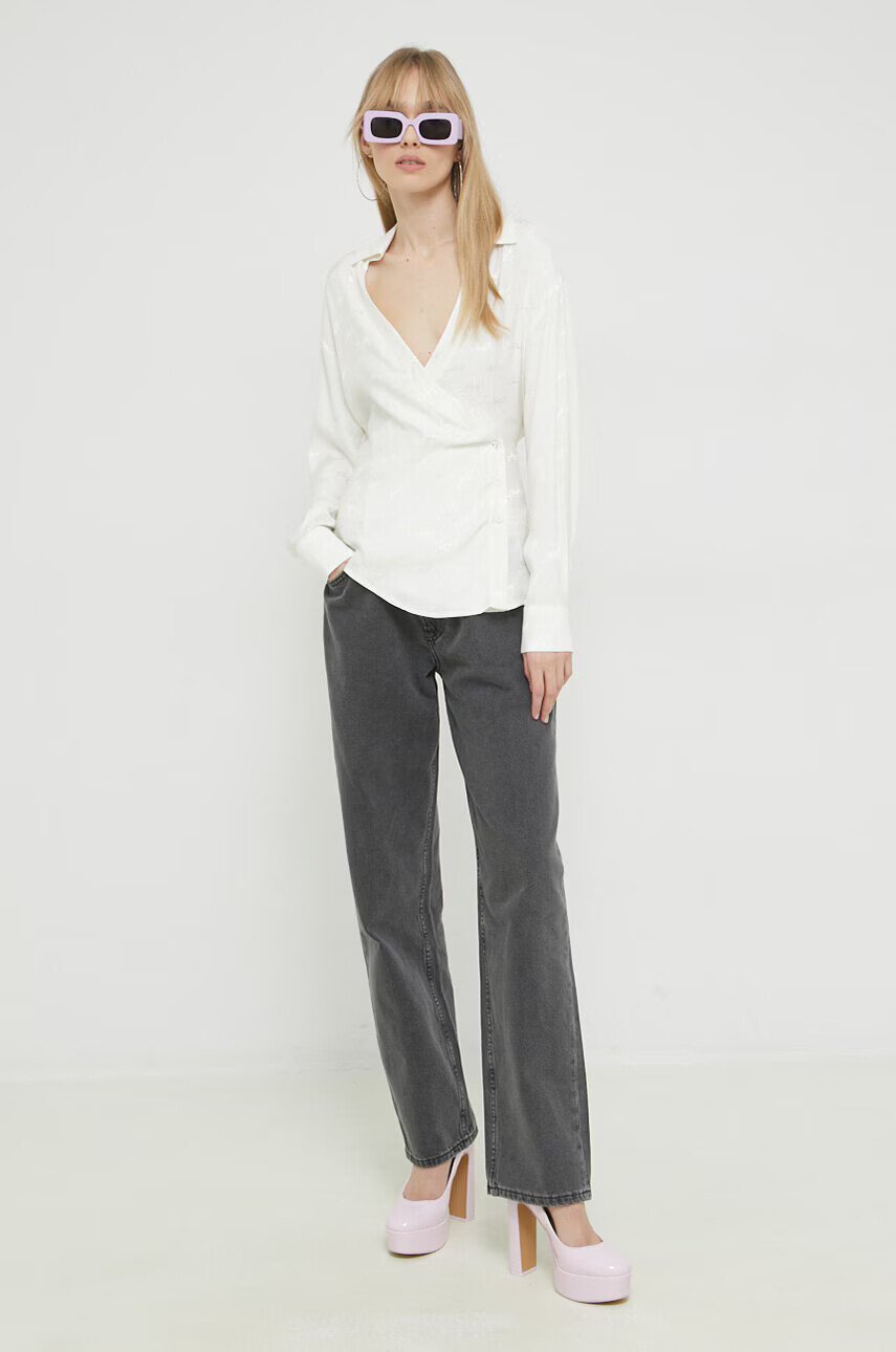 Blugirl Blumarine Риза дамска в бежово - Pepit.bg