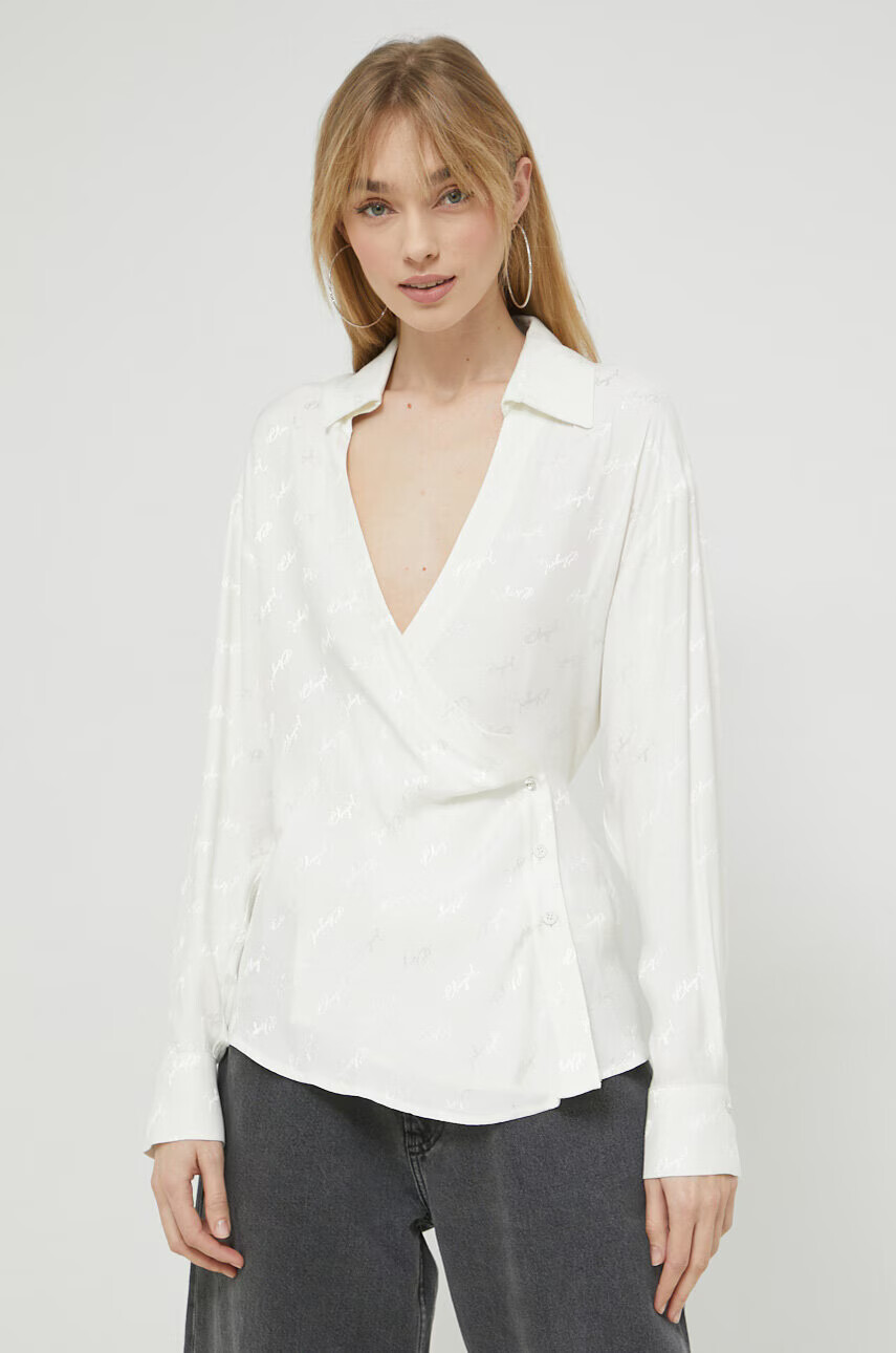 Blugirl Blumarine Риза дамска в бежово - Pepit.bg