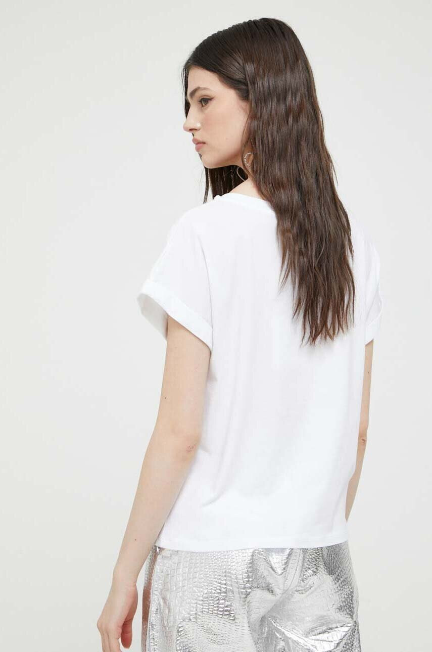 Blugirl Blumarine Тениска в бяло - Pepit.bg