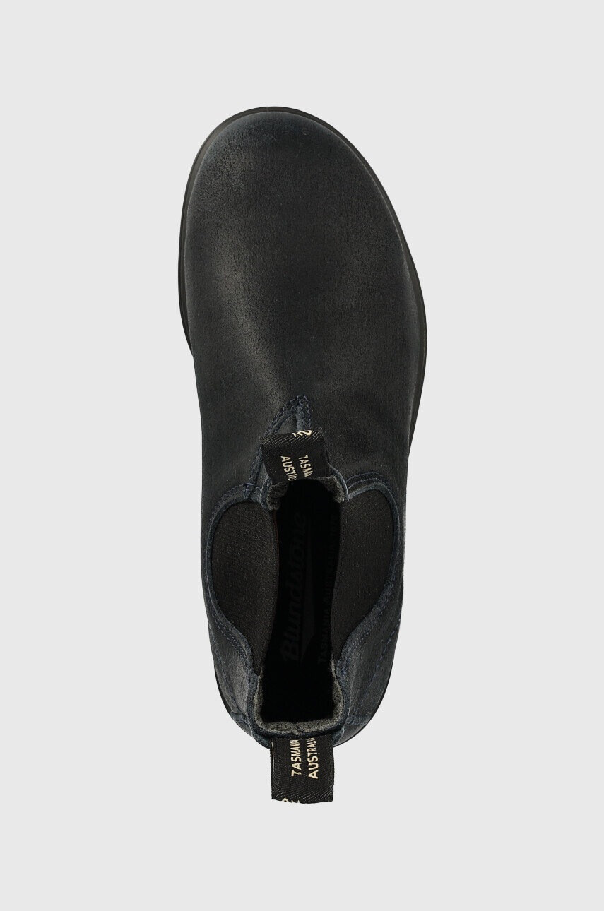 Blundstone Кожени боти челси 1912 в тъмносиньо с равна подметка - Pepit.bg