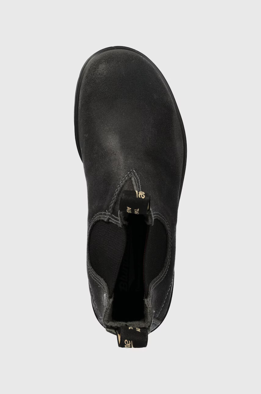 Blundstone Велурени боти челси в сиво с равна подметка - Pepit.bg