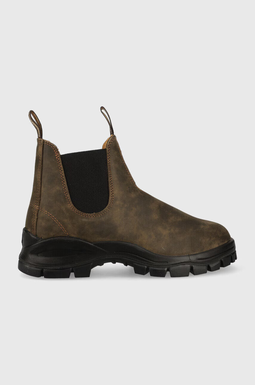 Blundstone Велурени боти челси 2239 в кафяво - Pepit.bg