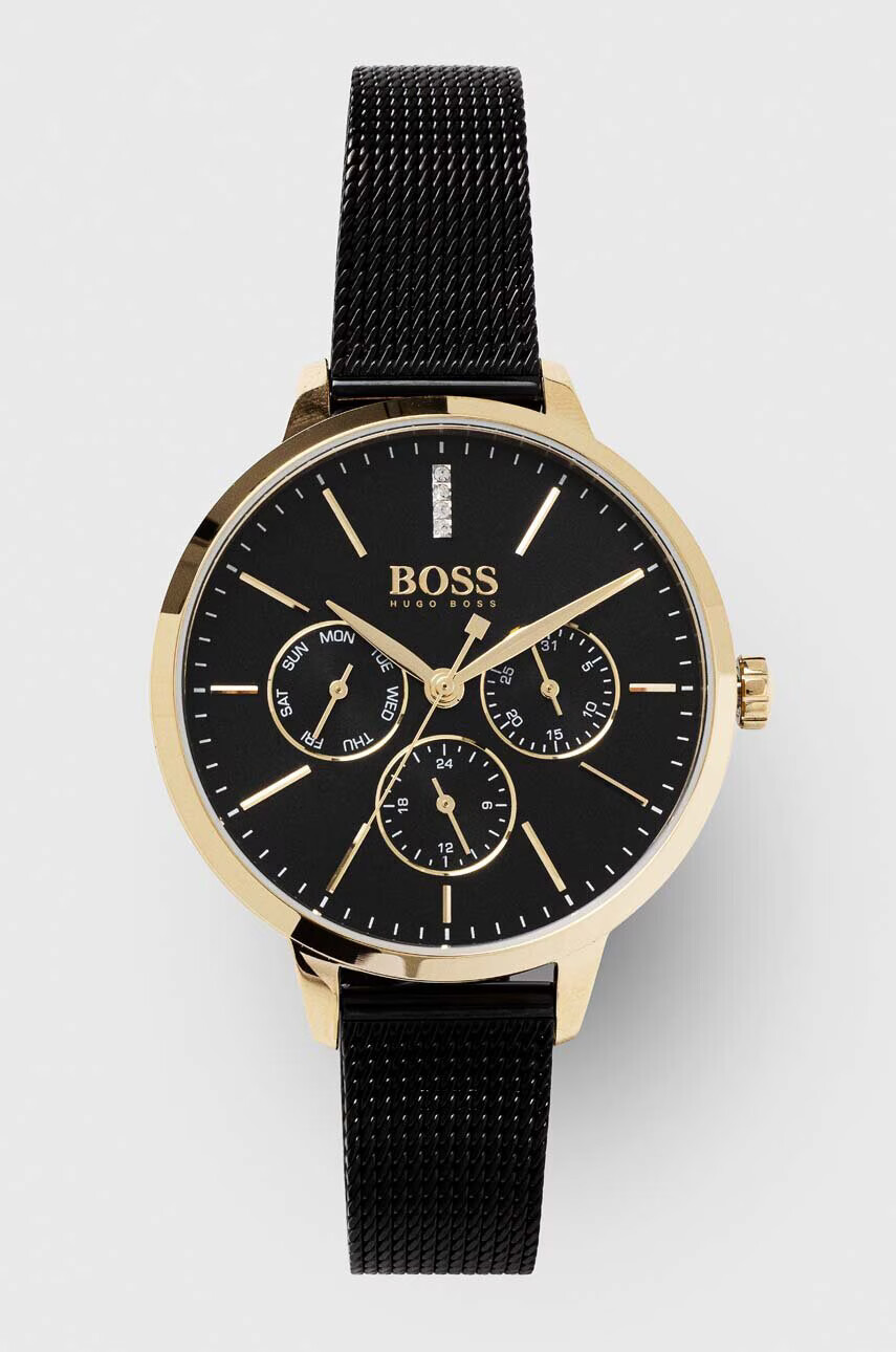 Boss Часовник 1502601 мъжки в черно - Pepit.bg