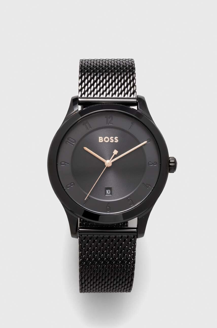 Boss Часовник мъжки в черно - Pepit.bg