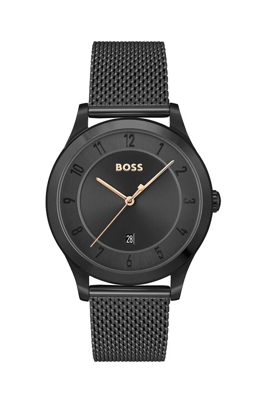 Boss Часовник мъжки в черно - Pepit.bg