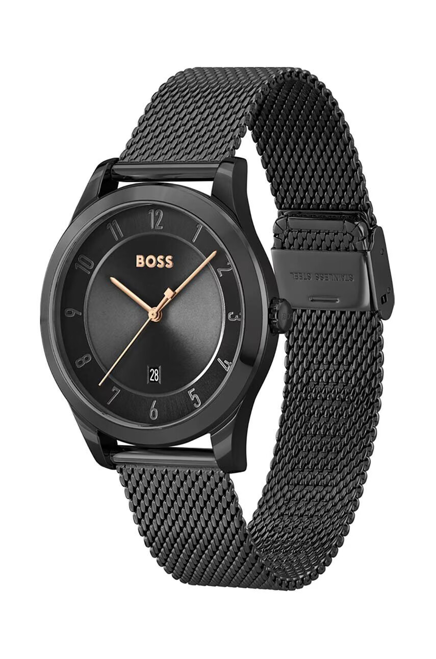Boss Часовник мъжки в черно - Pepit.bg