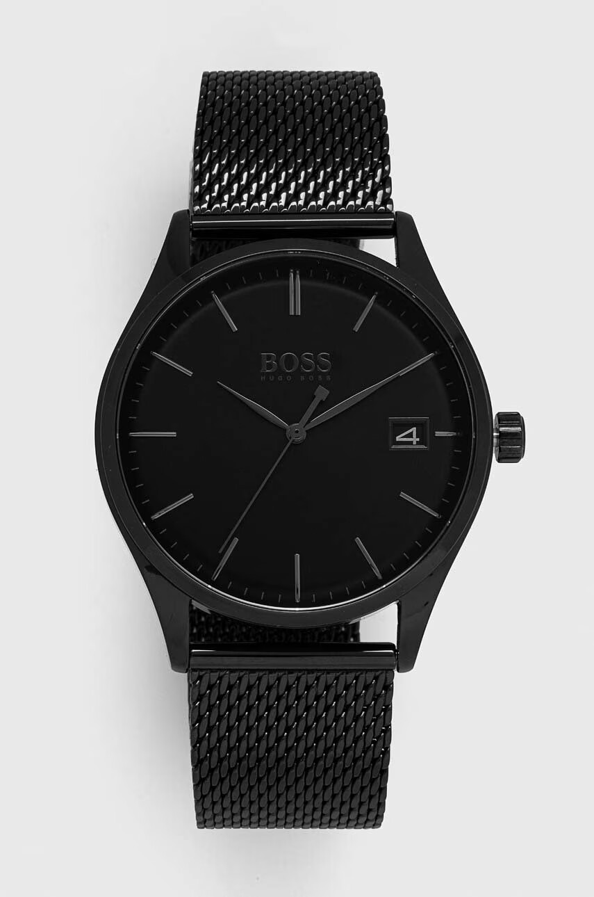Boss Часовник мъжки в черно - Pepit.bg