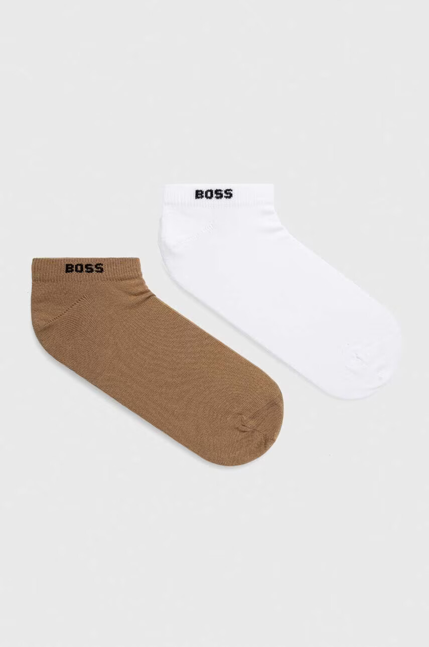 Boss Чорапи (2 броя) в бежово - Pepit.bg