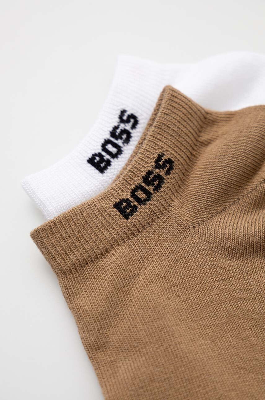 Boss Чорапи (2 броя) в бежово - Pepit.bg