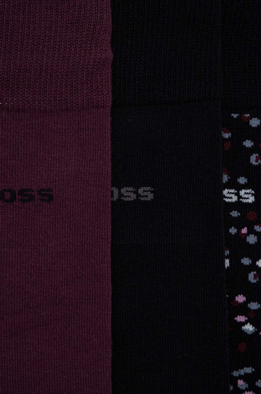 Boss Чорапи (3 броя) в черно - Pepit.bg