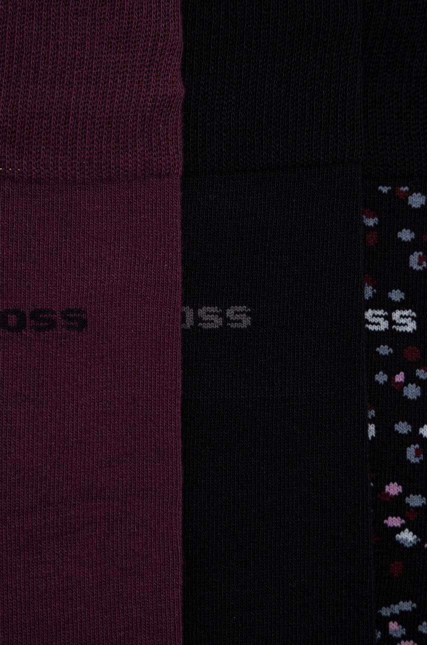 Boss Чорапи (3 броя) в черно - Pepit.bg