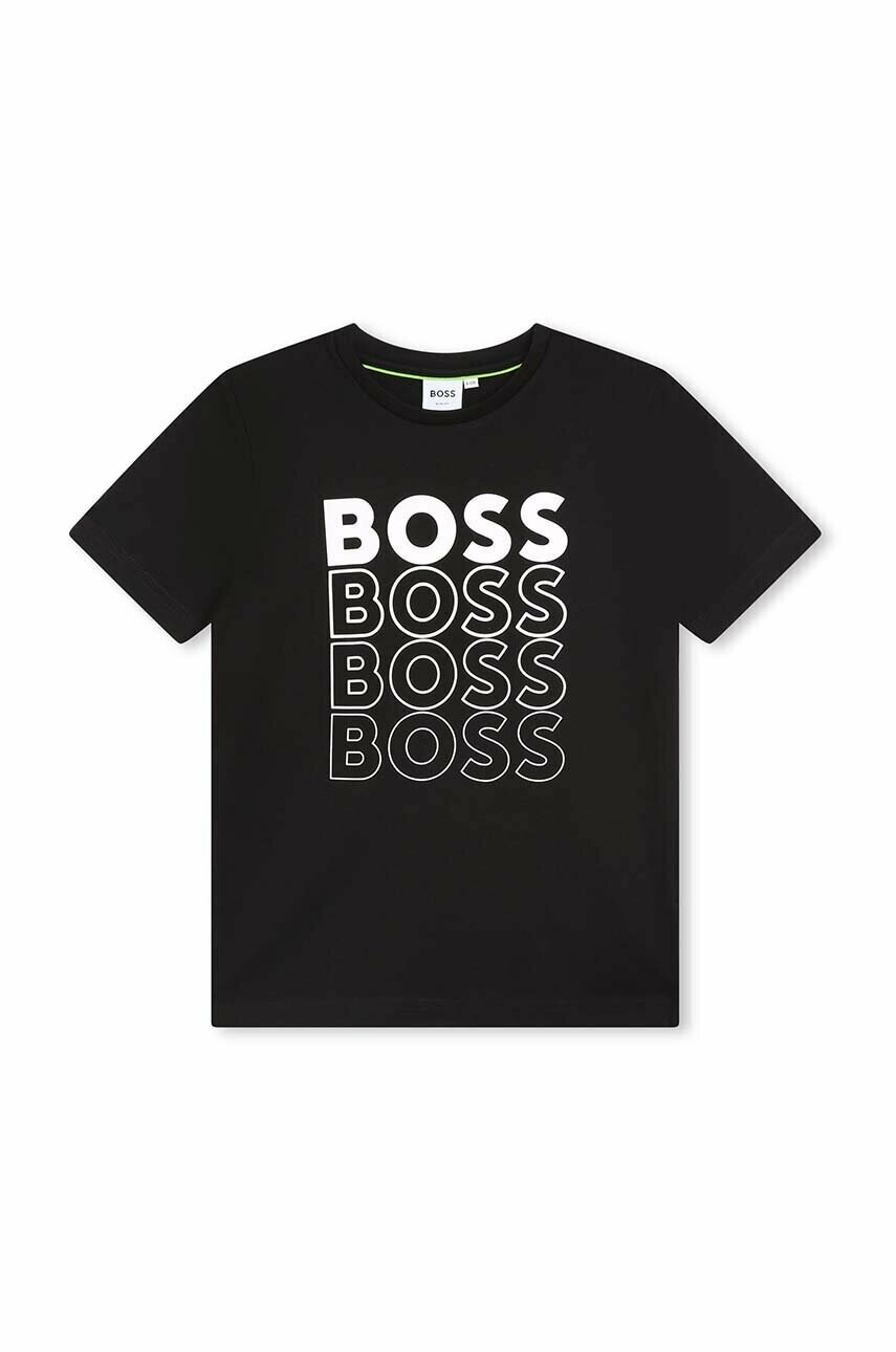 Boss Детска памучна тениска - Pepit.bg