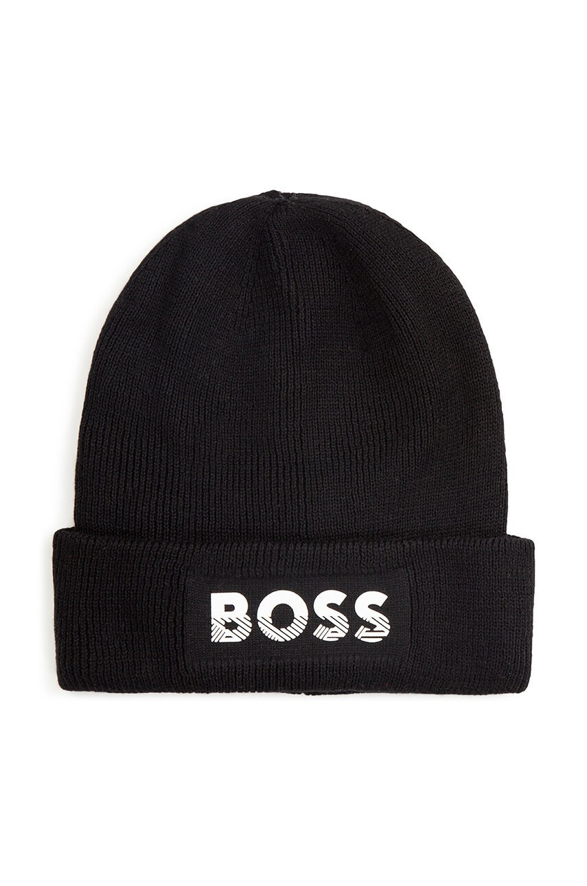 Boss Детска шапка в черно - Pepit.bg
