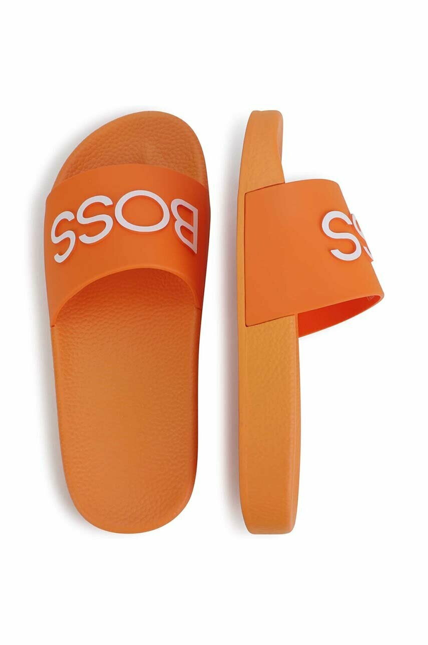Boss Детски чехли в оранжево - Pepit.bg