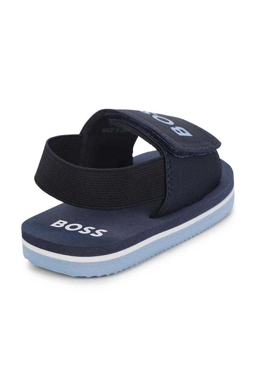 Boss Детски чехли в тъмносиньо - Pepit.bg