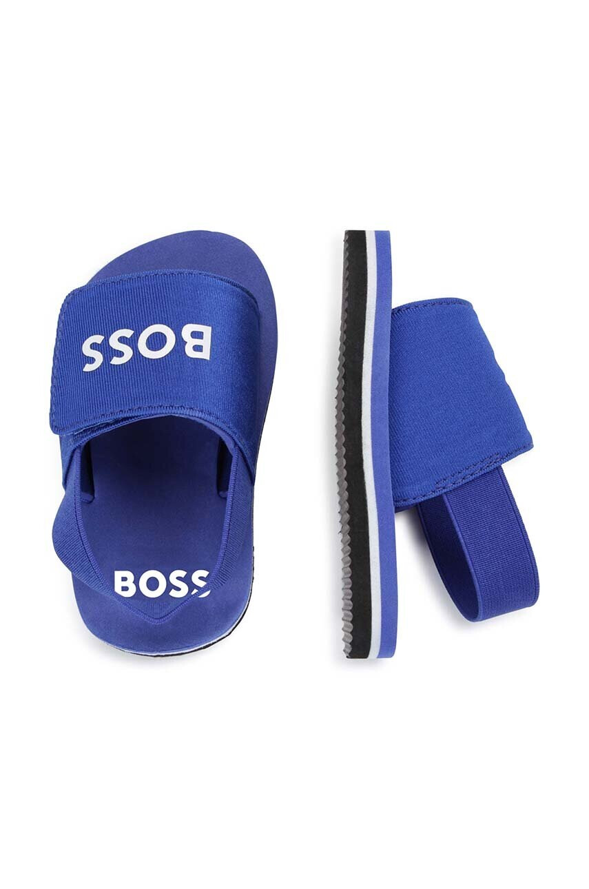 Boss Детски чехли в синьо - Pepit.bg