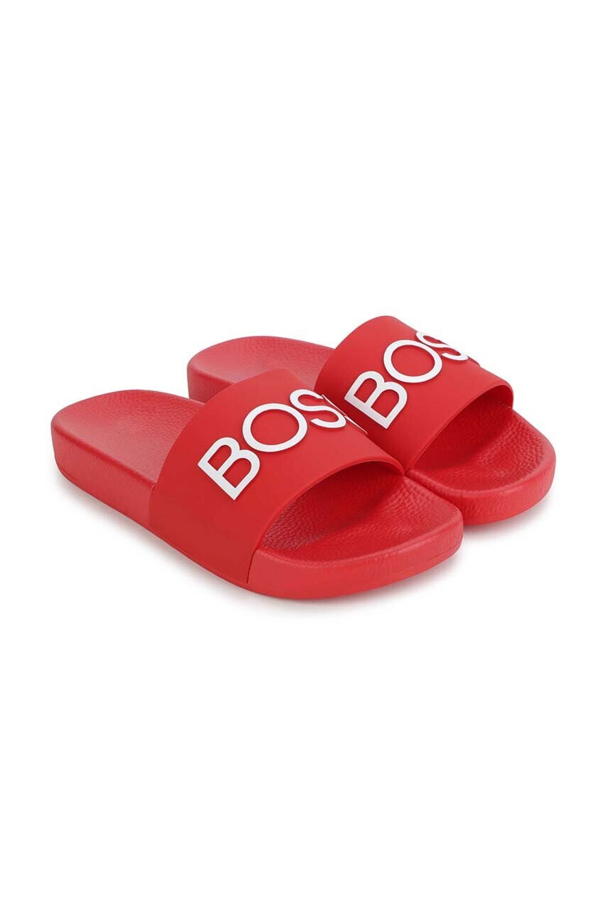 Boss Детски чехли в червено - Pepit.bg
