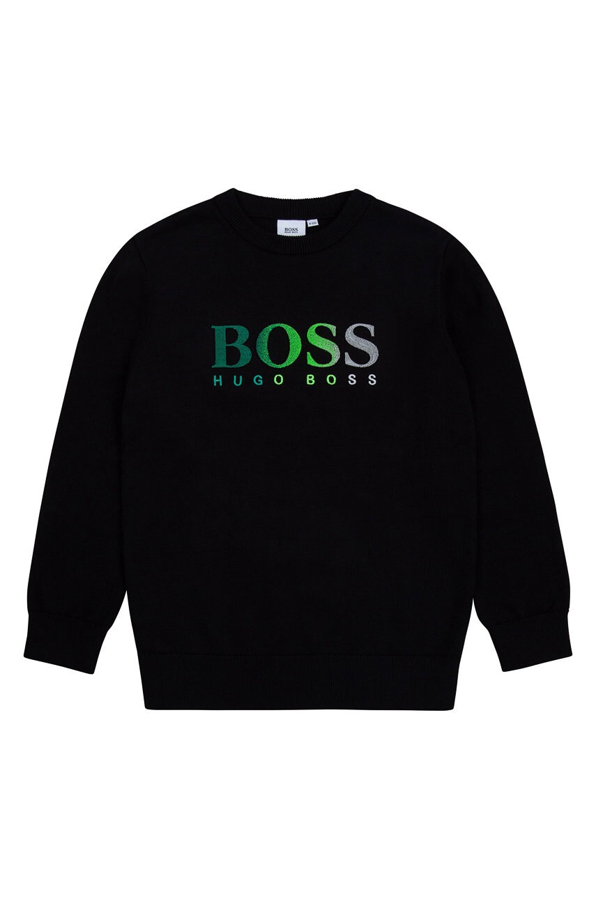 Boss Детски памучен суичър - Pepit.bg