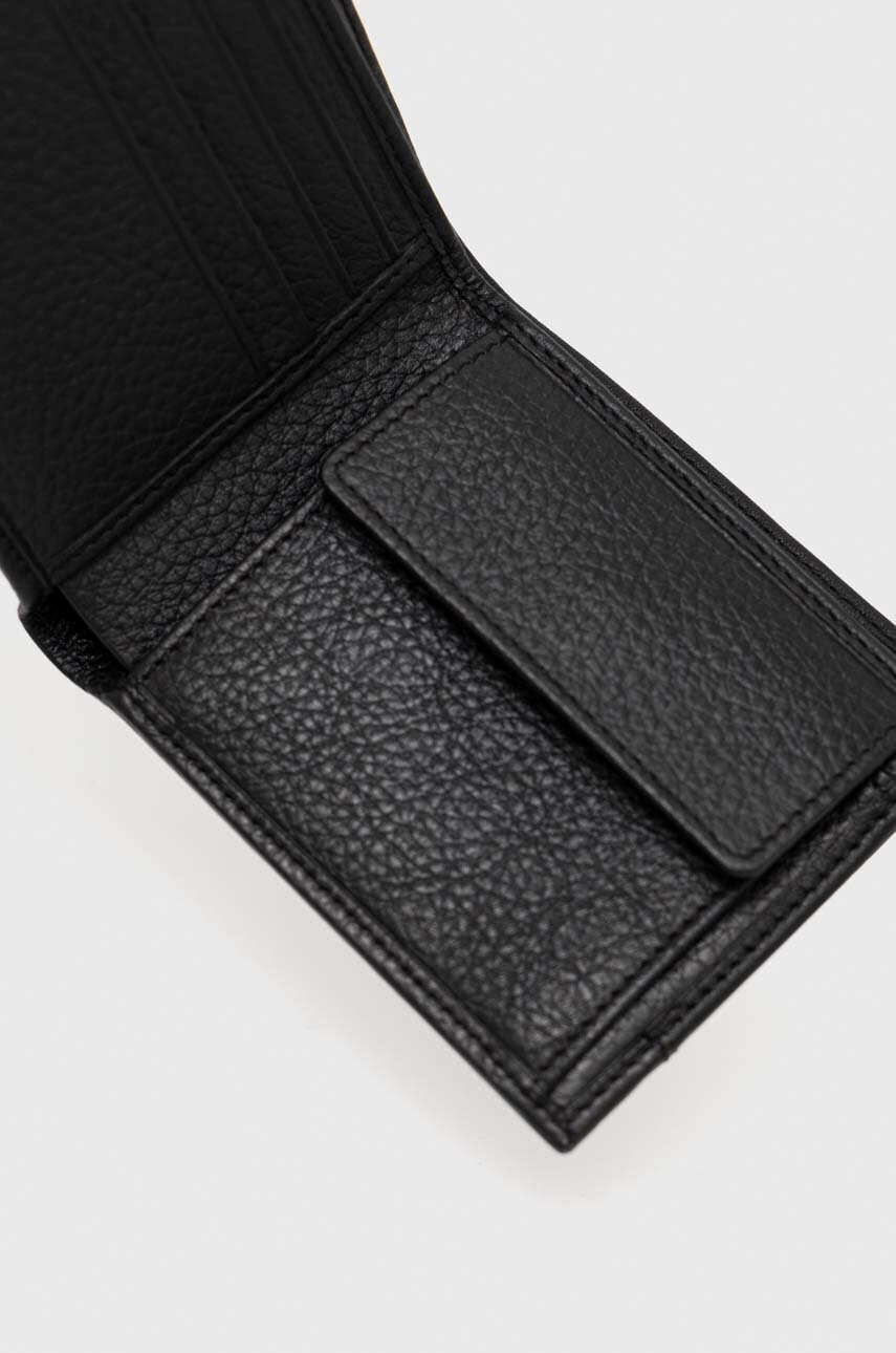 Boss Кожен портфейл мъжки в черно - Pepit.bg