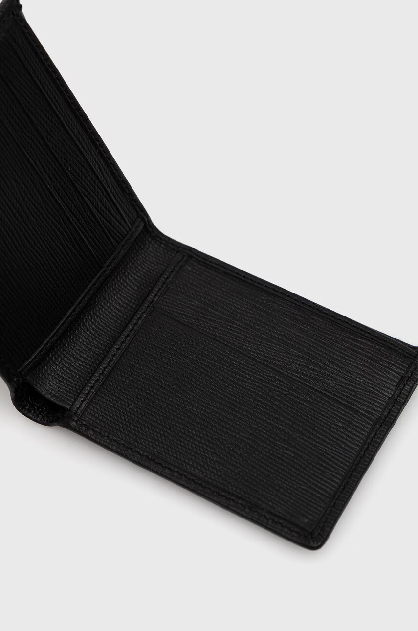 Boss Кожен портфейл мъжки в черно - Pepit.bg