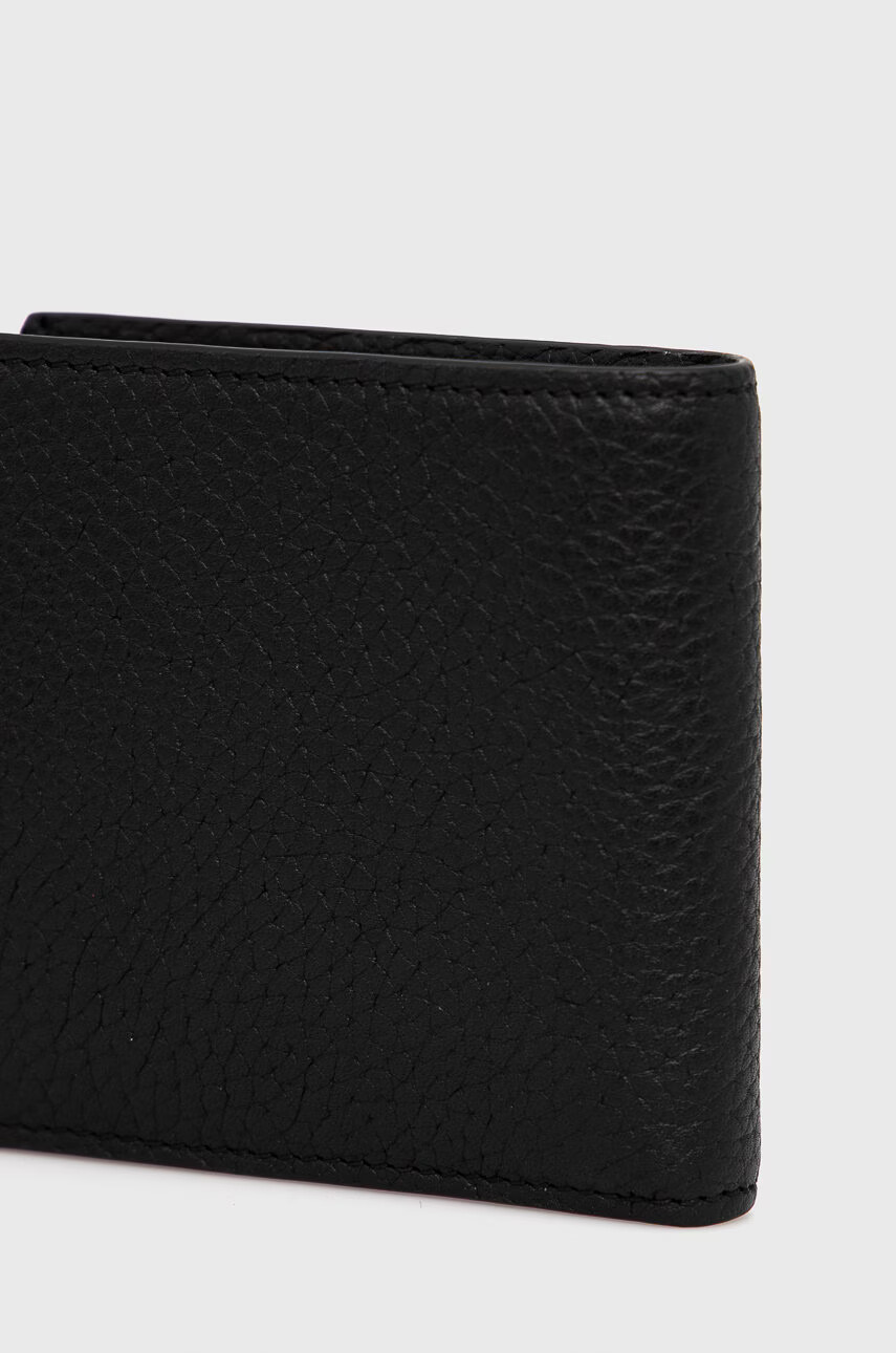 Boss Кожен портфейл мъжки в черно - Pepit.bg