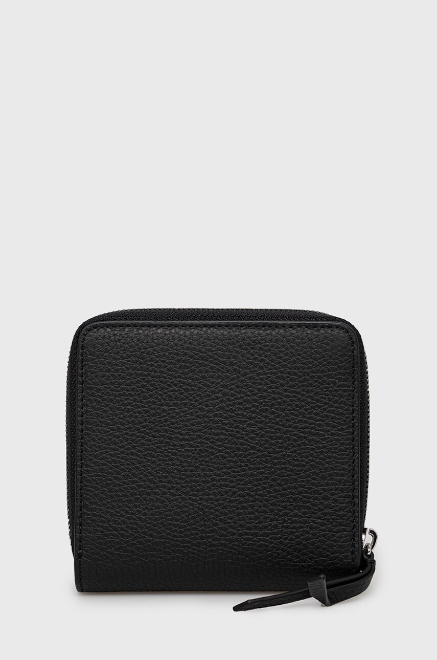 Boss Кожен портфейл дамски в черно - Pepit.bg