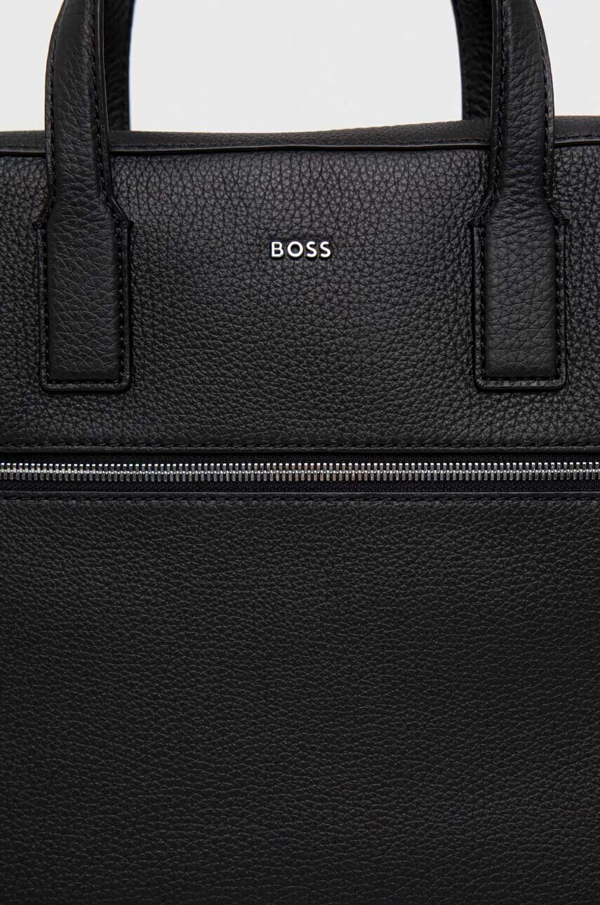 Boss Кожена чанта - Pepit.bg