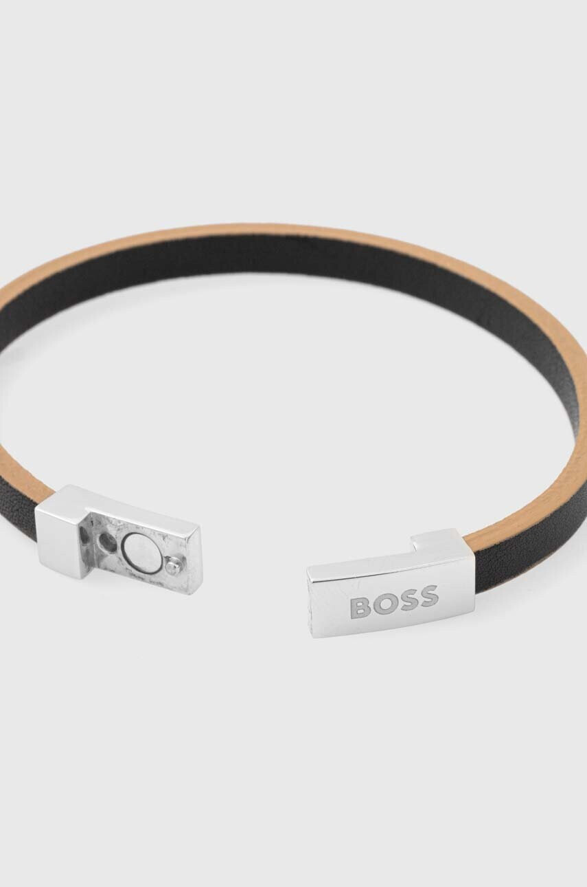 Boss Кожена гривна мъжка - Pepit.bg