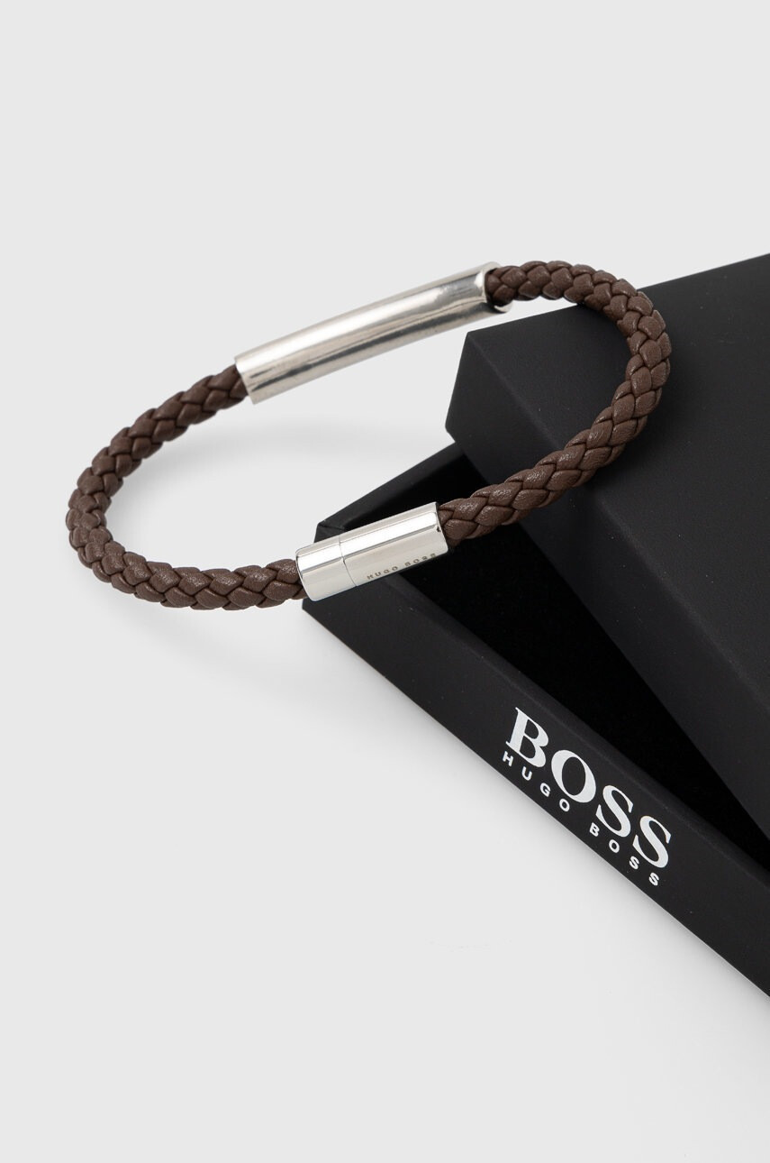 Boss Кожена гривна - Pepit.bg