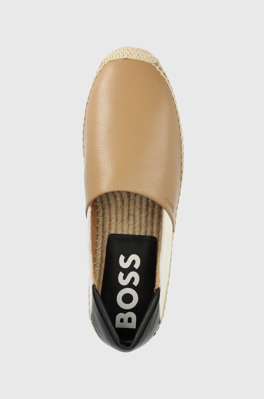 Boss Кожени еспадрили Madeira в бежово 50493009 - Pepit.bg