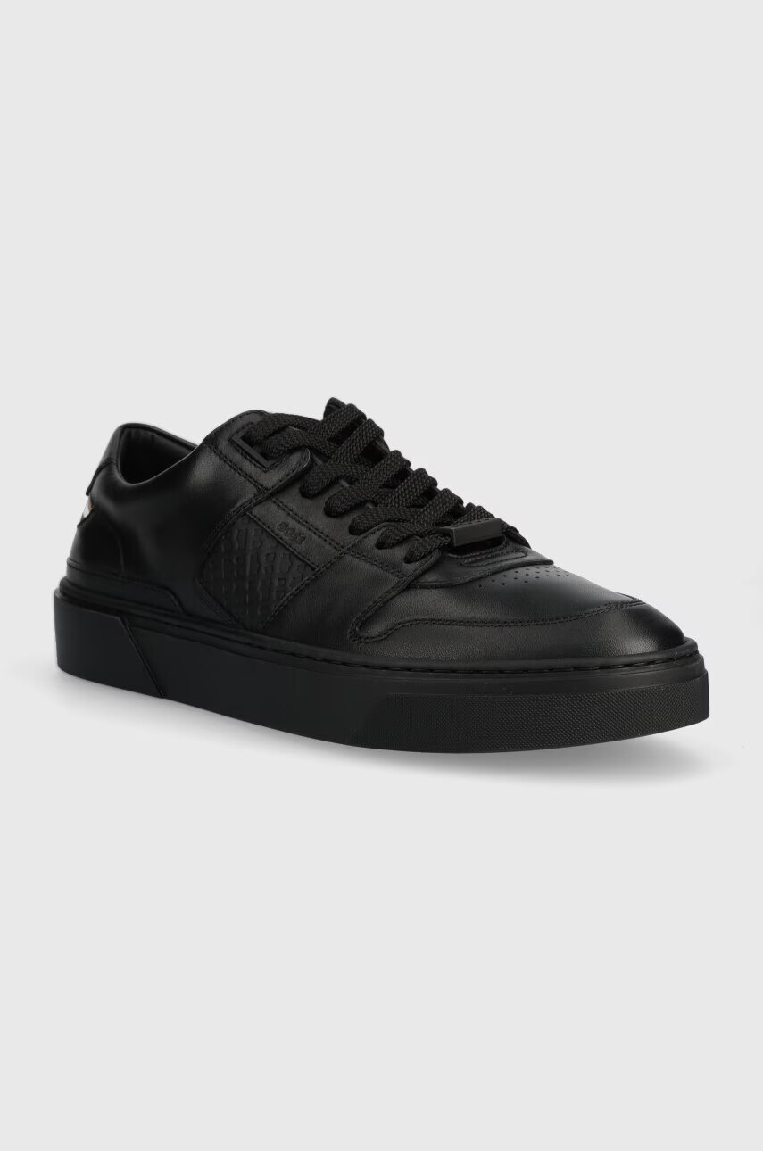 Boss Кожени маратонки Gary в черно 50498064 - Pepit.bg