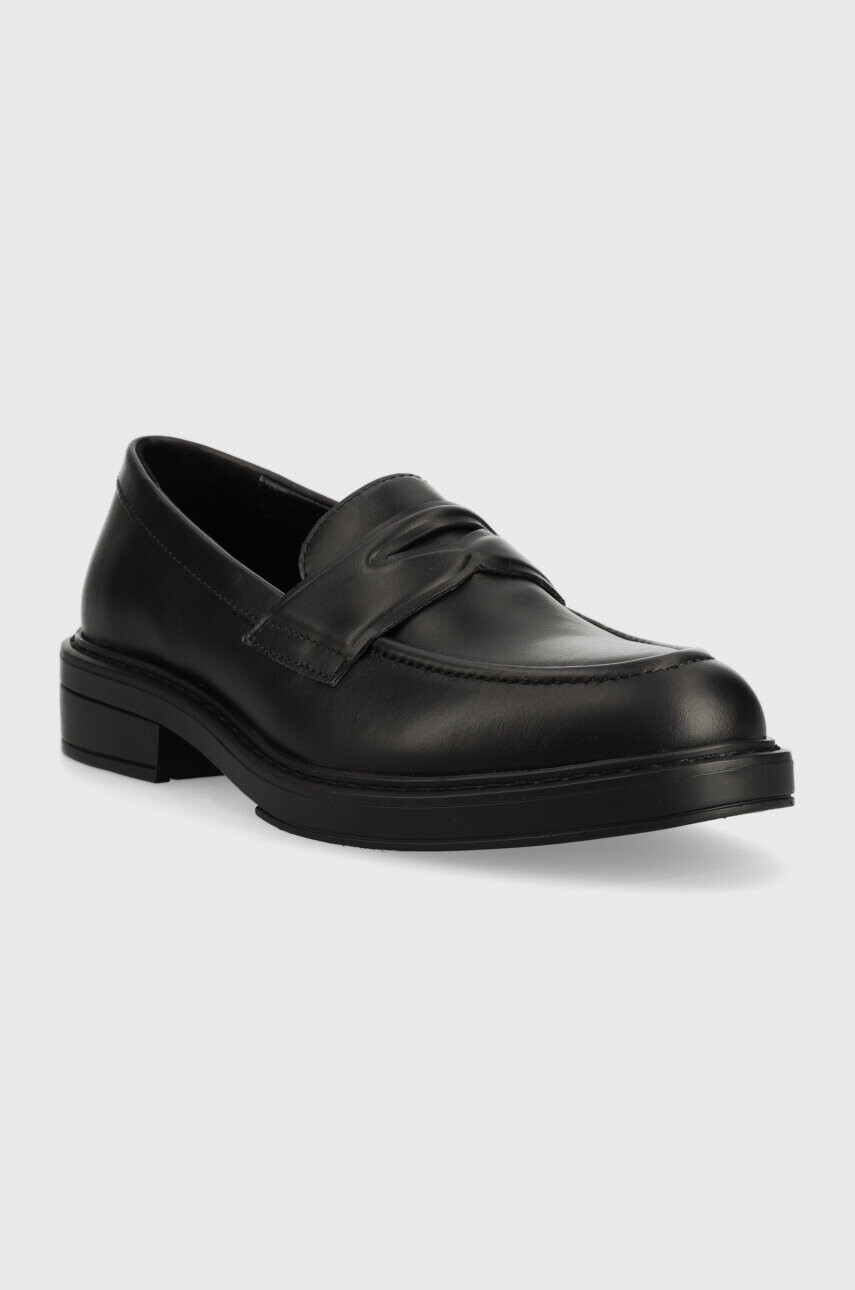 Boss Кожени мокасини Vanity в черно с платформа 50498808 - Pepit.bg