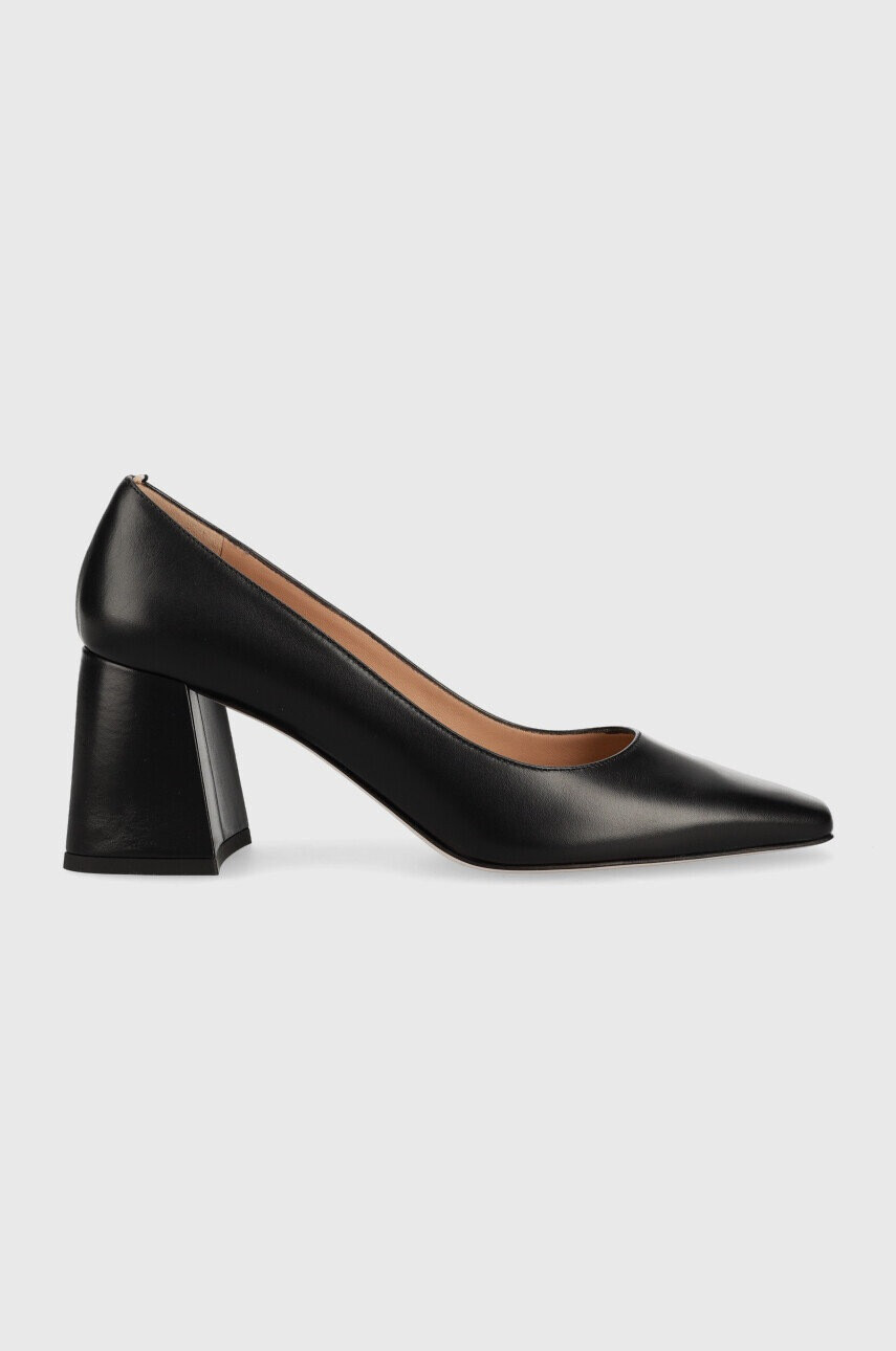 Boss Кожени обувки с дебел ток Charlotte Pump - Pepit.bg