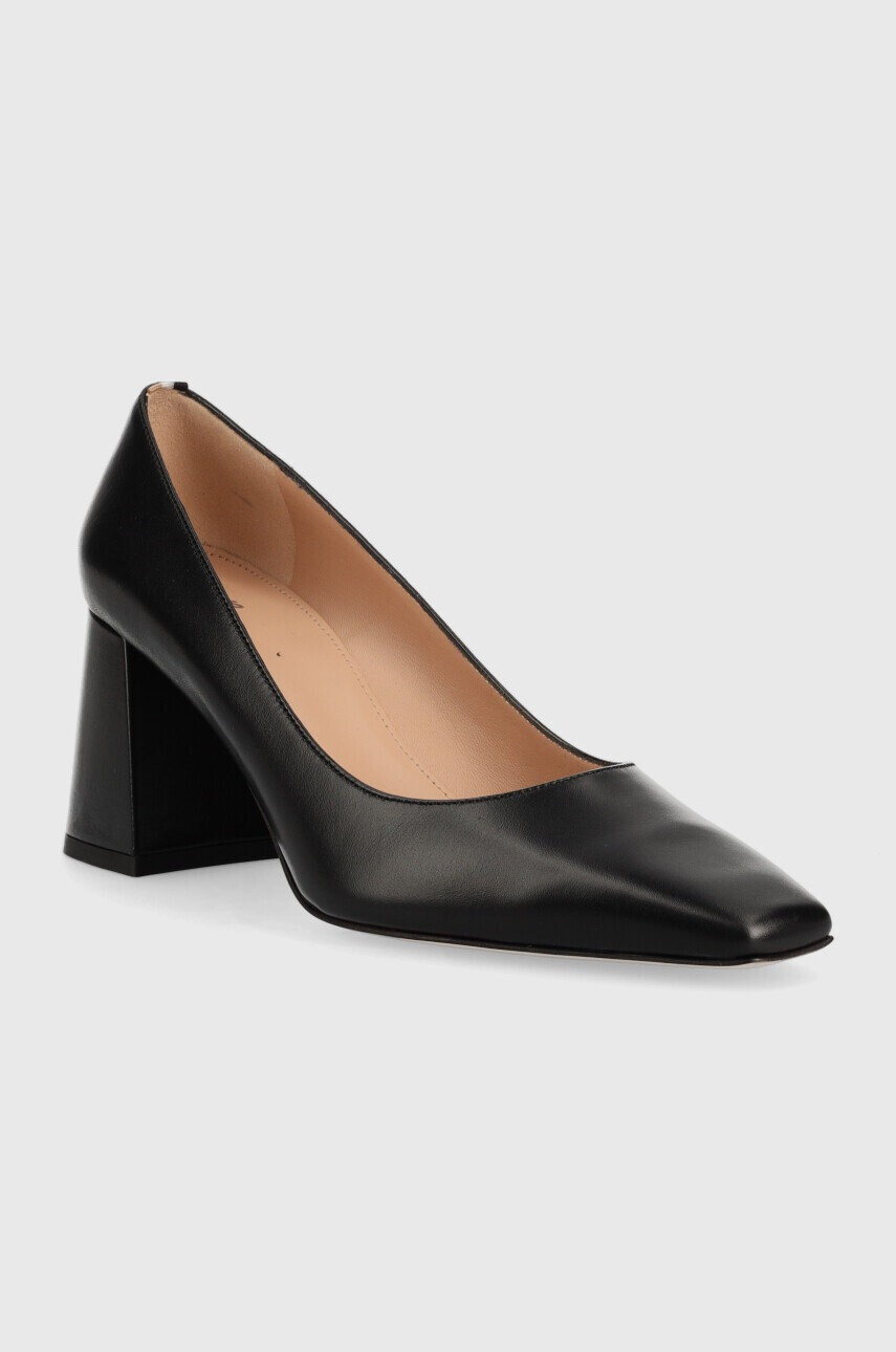 Boss Кожени обувки с дебел ток Charlotte Pump - Pepit.bg