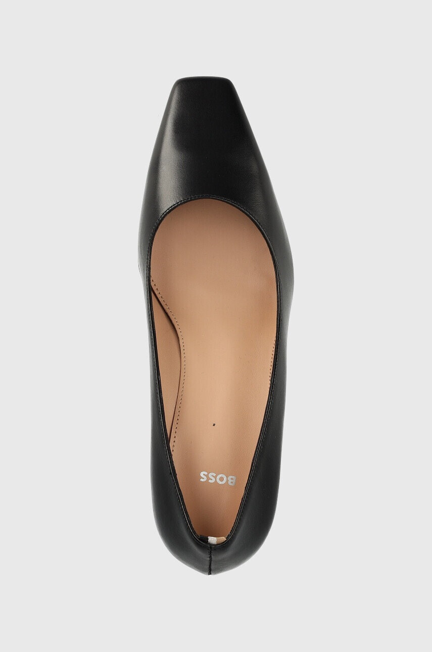 Boss Кожени обувки с дебел ток Charlotte Pump - Pepit.bg