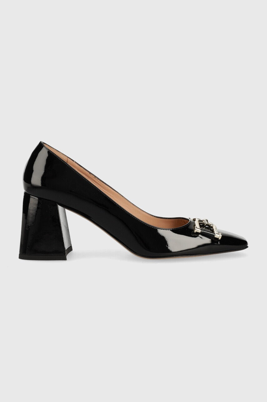 Boss Кожени обувки с дебел ток Charlotte Pump - Pepit.bg
