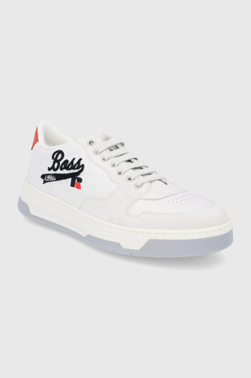 Boss Кожени обувки x Russell Athletic Baltimore в бяло 50465136 - Pepit.bg